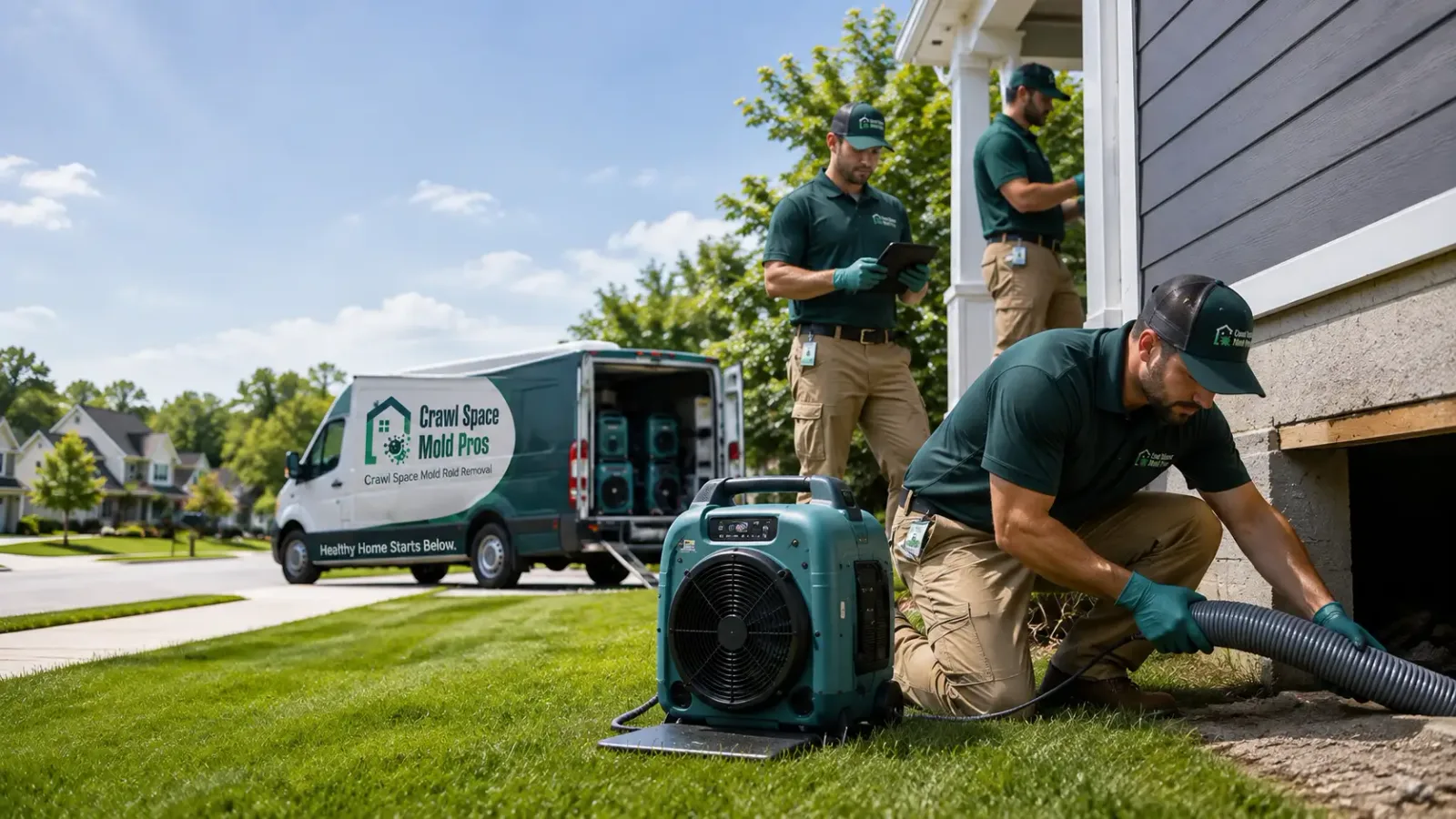 Crawl Space Mold Removal in Graceville, FL